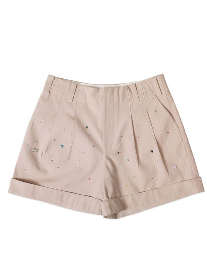 Colorful Irregular Hot Rhinestone Casual Pants【s0000013424】