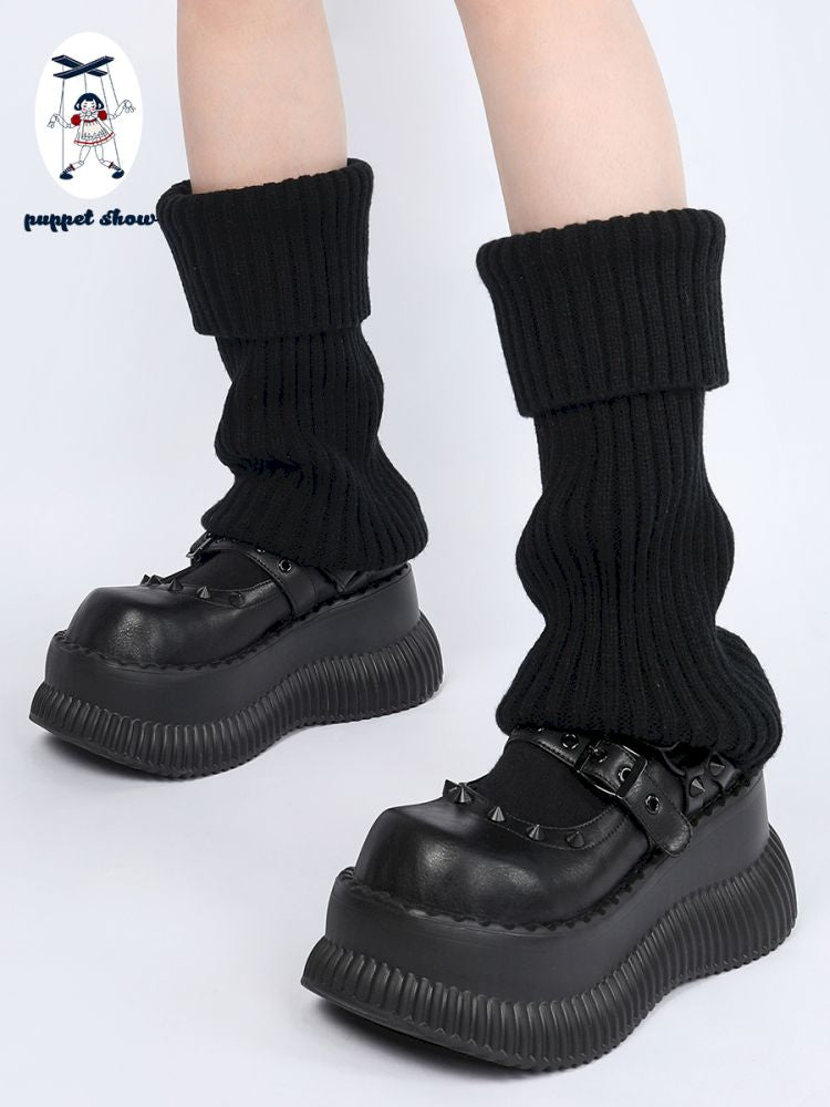 Mary Jane height increase small leather shoes【s0000013357】