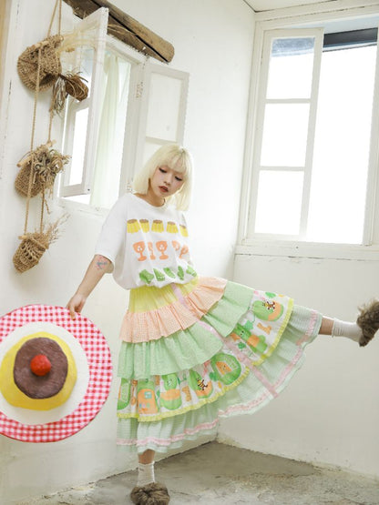 Lolita Cake Halter Skirt [S0000010463]