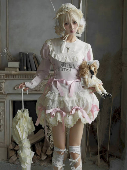 Pull-Up Hem Blouse and Tiered Skirt【s0000014433】