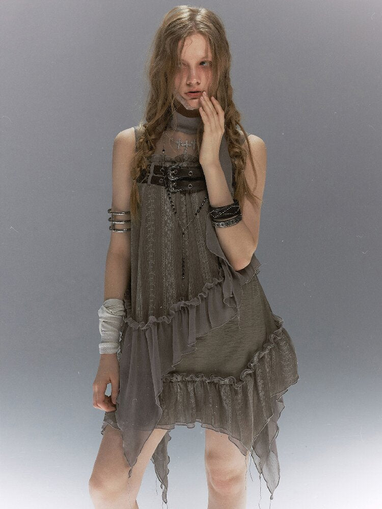 Lace Armor Embroidered Sundress【s0000017043】