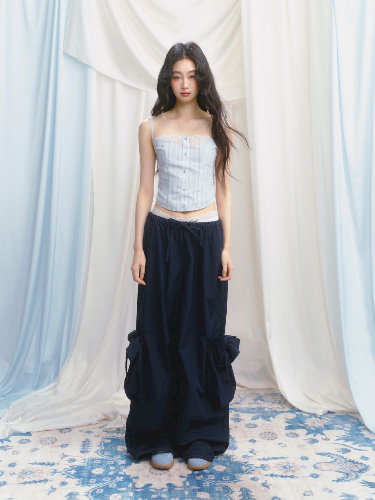 Sporty Loose Pockets Wide Leg Pants【s0000012157】