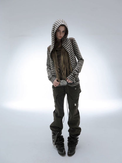 Straight-Leg Pocket Workwear Pants【s0000013904】