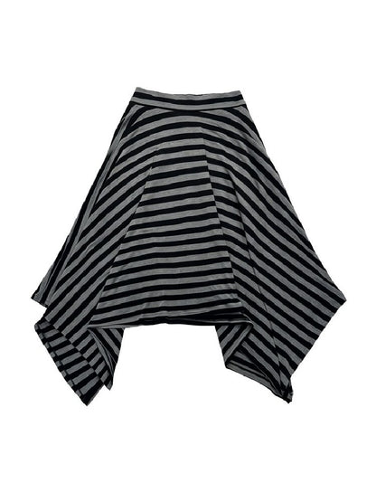 Striped Irregular Two Piece Skirt【s0000018176】