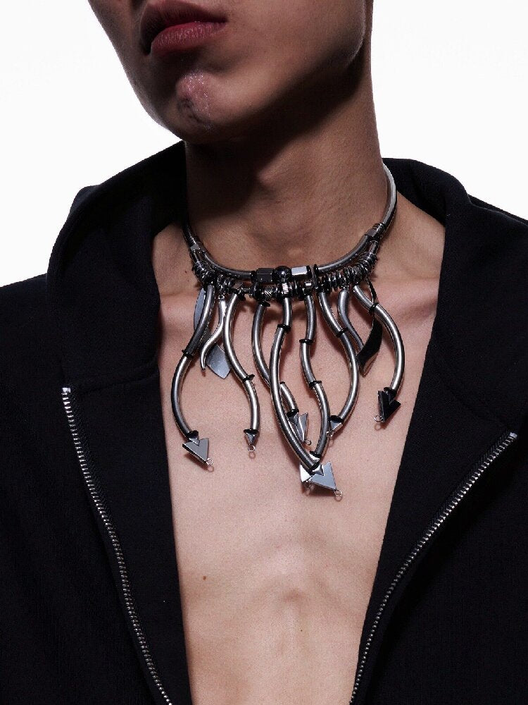 Future Fantasy Handmade Bead Choker【s0000018838】