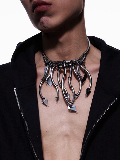 Future Fantasy Handmade Bead Choker【s0000018838】