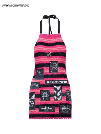 Patch Embroidery Punk Apron Sweater【s0000015118】