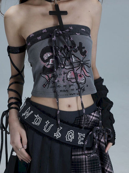 Small smocked printed tank tops【s0000013486】