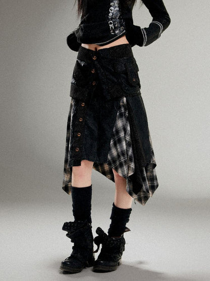 Leather Halter Long Skirt【s0000011253】