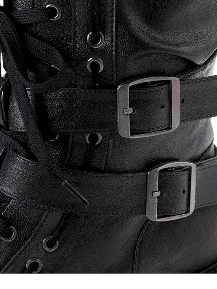 Air Eye Strap Punk Knight Boots【s0000014676】