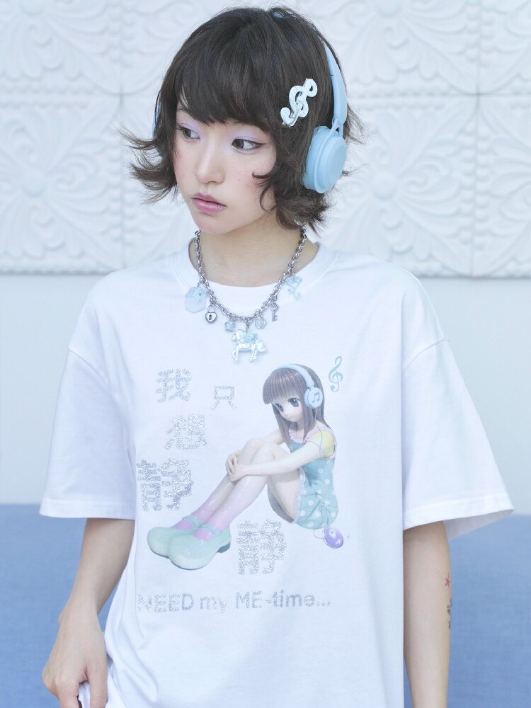 Sparkling Print Short Sleeve Tee【s0000017130】