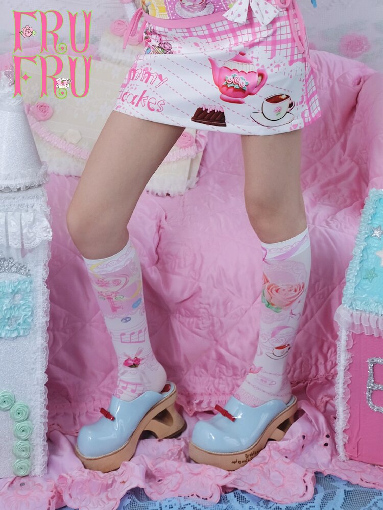 Vintage Print Breathable Socks【s0000017459】
