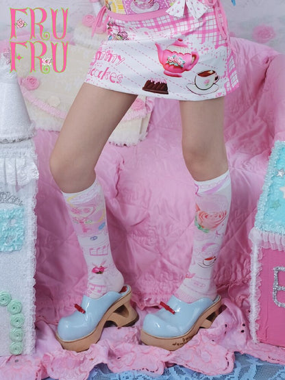 Vintage Print Breathable Socks【s0000017459】