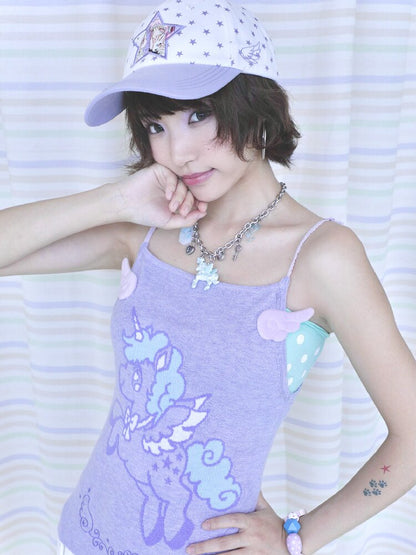 Silver Wire Slim Wings Camisole【s0000016665】