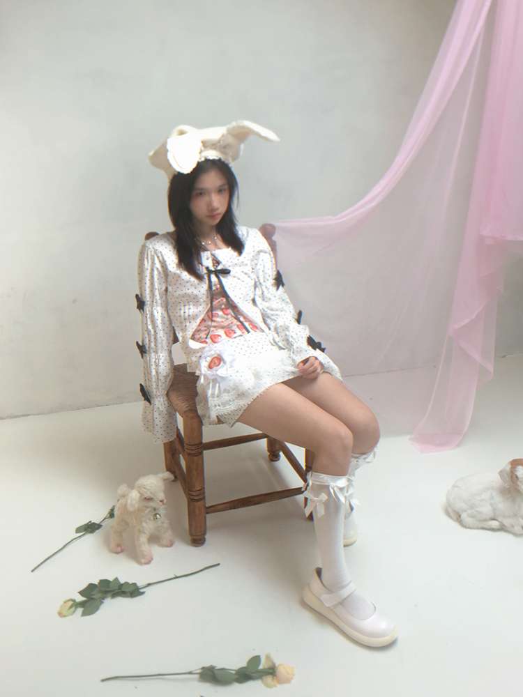 Patchwork Print Fitted Long-Sleeve Shirt【s0000014523】