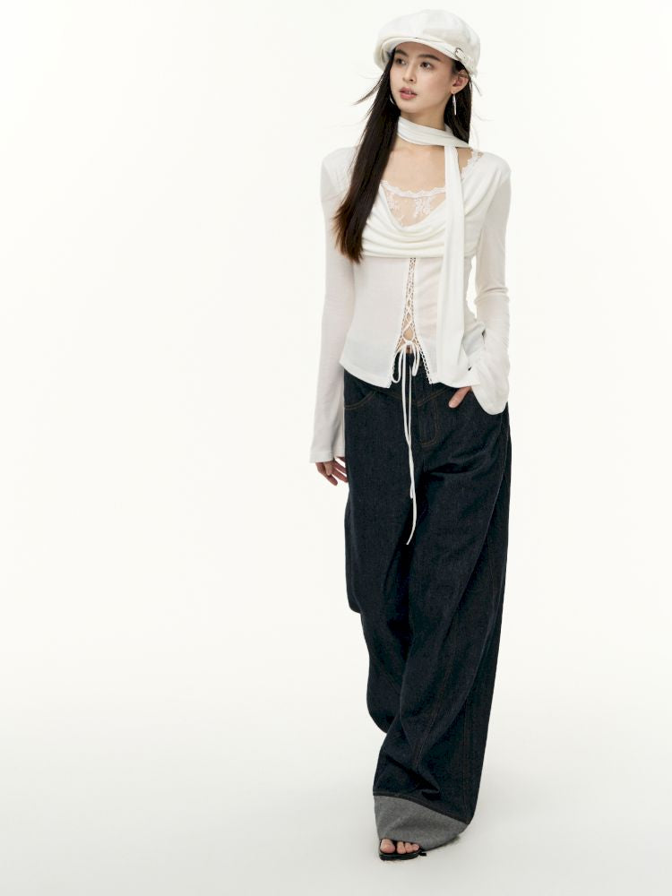 Vintage Original Cow Straight Pants【s0000013742】