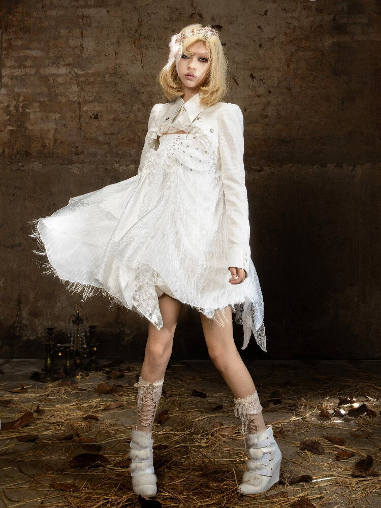 Romantic Palace Midi Skirt【s0000018377】