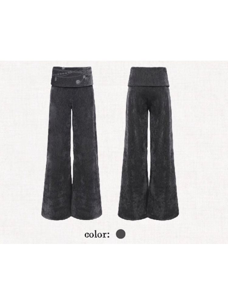 Slightly Flared Casual Pants [S0000010023]