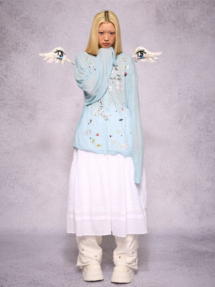 Dreamy Eye Angel Wing Collar【s0000018730】