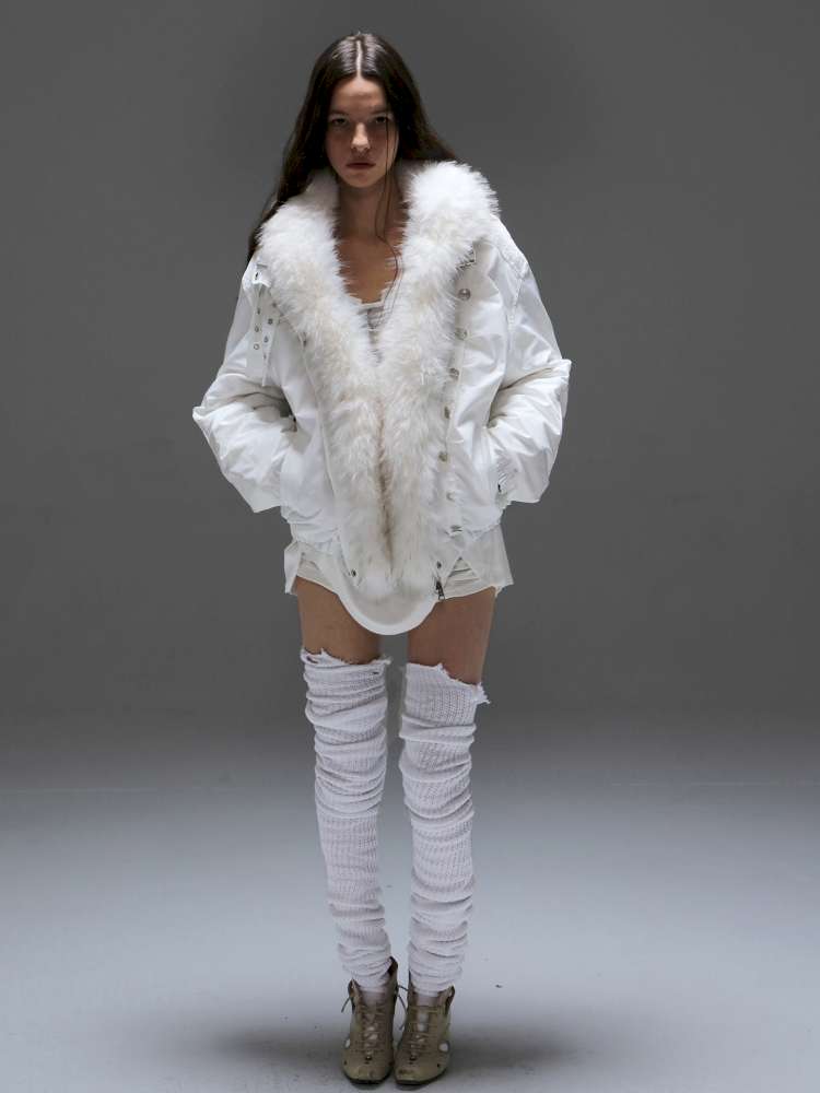 Loose Oversized Fur Collar Down Jacket【s0000014709】