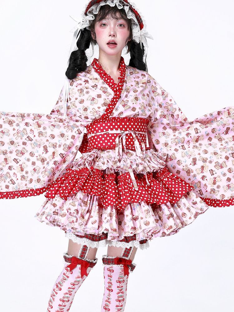 Vintage Girl Half-body Skirt【s0000012187】