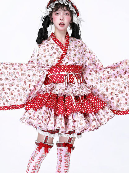 Vintage Girl Half-body Skirt【s0000012187】