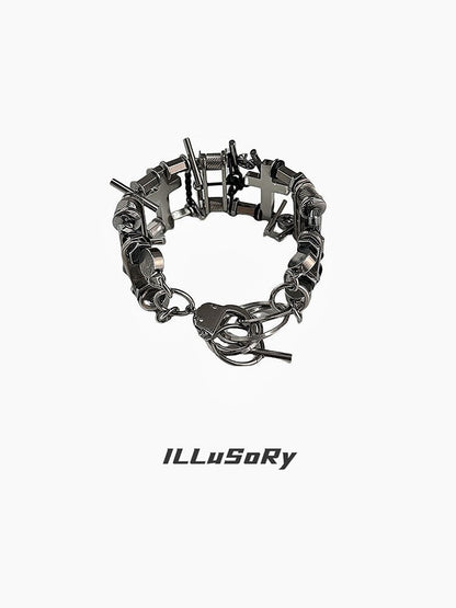 Handmade Hardcore Punk Bracelet【s0000018889】