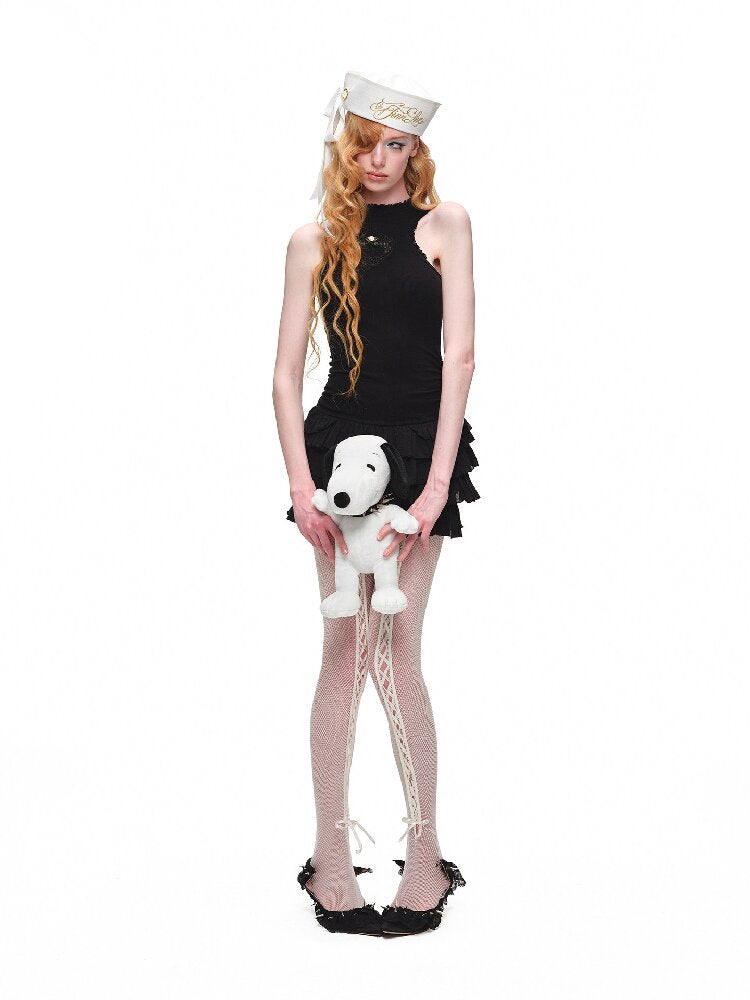 Lace Cloth Cake Vest Dress【s0000016925】