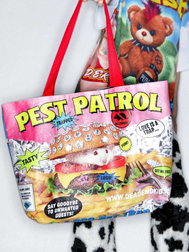 Mouse Print American Vintage Dupont Tote Bag【s0000014913】