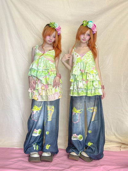 Multi-Layer Cake Lace Camisole【s0000013229】