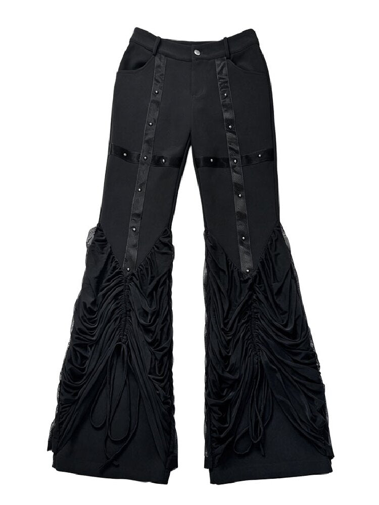 Street Punk Leather Studded Pants【s0000018178】