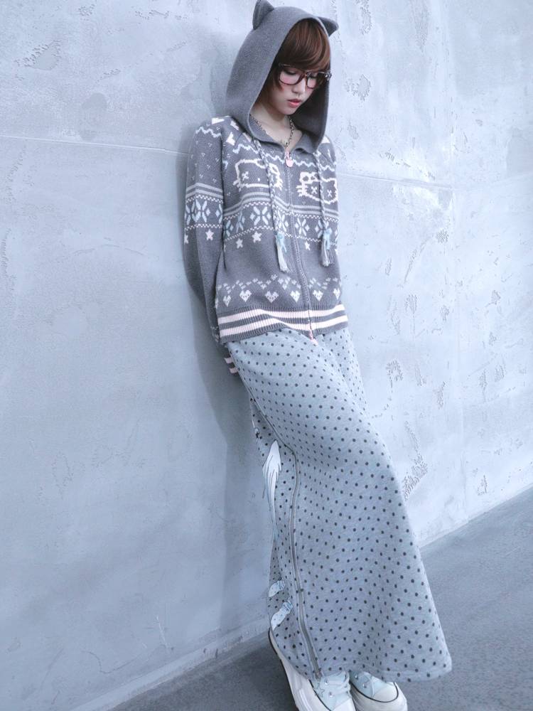 Zipper Half-Length Skirt【s0000014444】