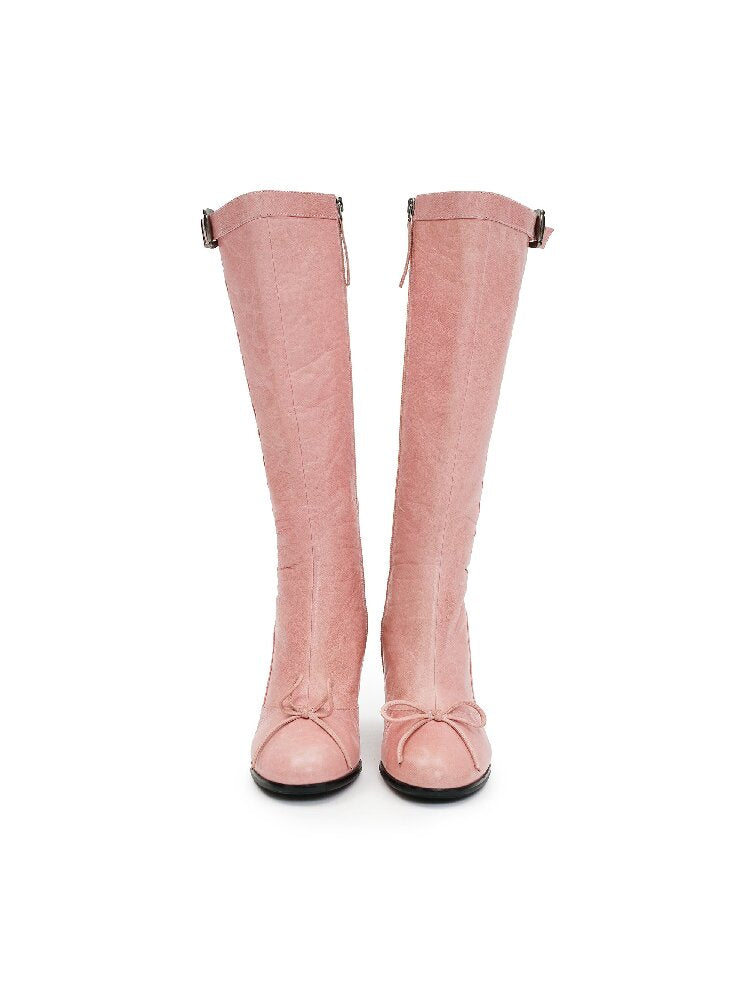 Sheepskin Ballet Stiletto Boots【s0000016129】