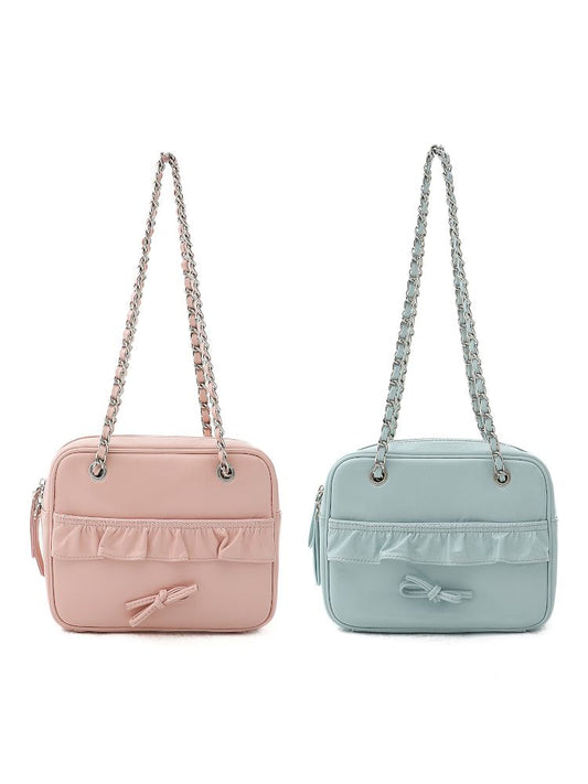 Lace Bow Crossbody Square Bag【s0000012522】