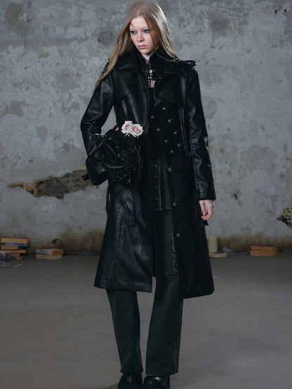 Asymmetrical Heavy Knight Trench Coat【s0000018518】