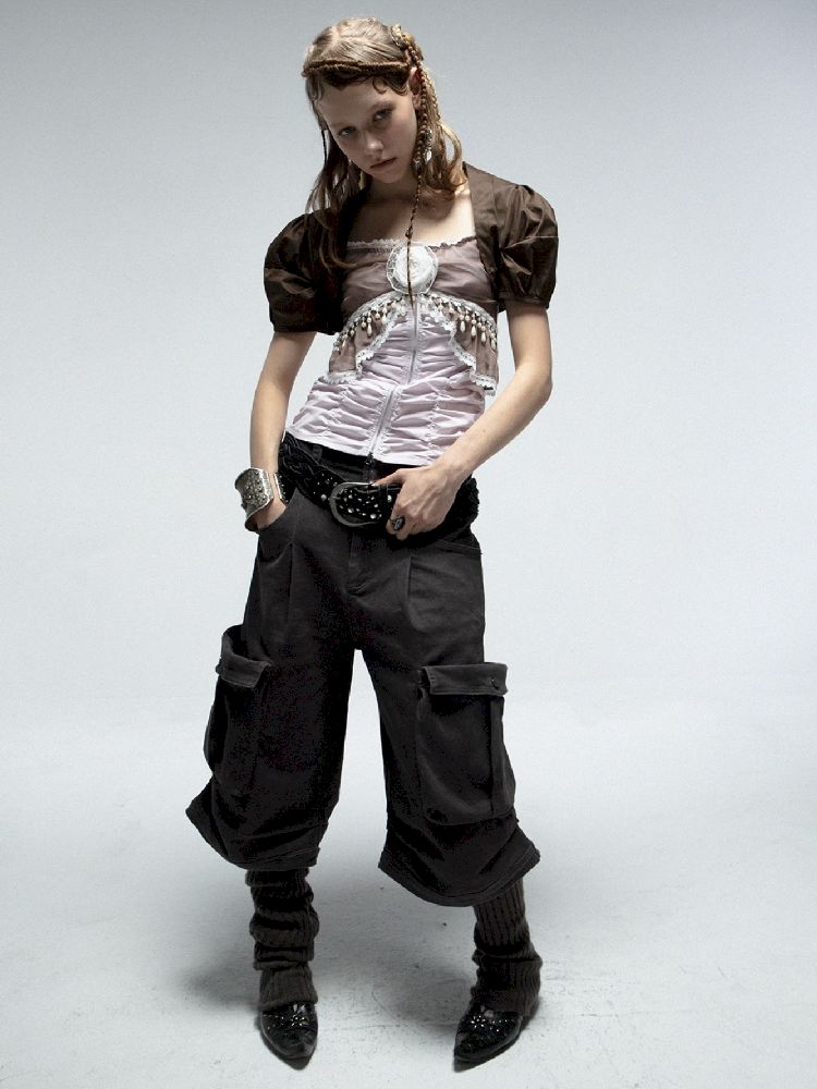 Elastic Slim Halter Blouse【s0000012210】