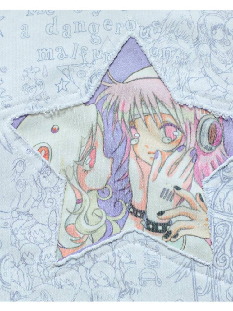 Star-Print Hoodie【s0000014438】