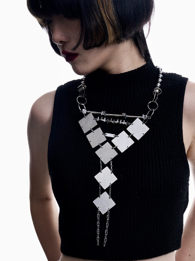 RoboCop Punk Trendy Body Chain Tie【s0000018826】
