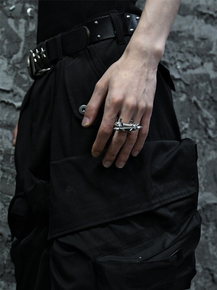 Hardcore Punk Mechanical Open Ring【s0000018872】