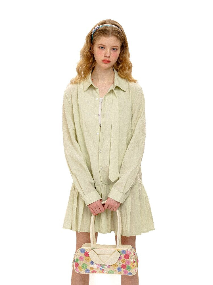 Clear Transparent Wrinkle Dress【s0000016110】