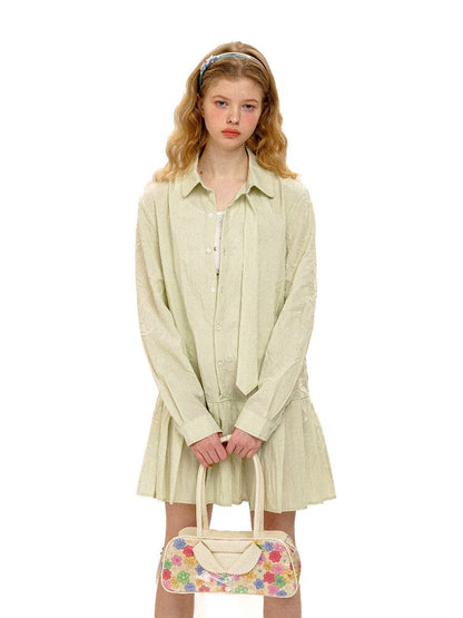 Clear Transparent Wrinkle Dress【s0000016110】