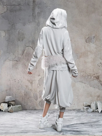 Color-Blocked Oversized Sweatshirt【s0000014135】