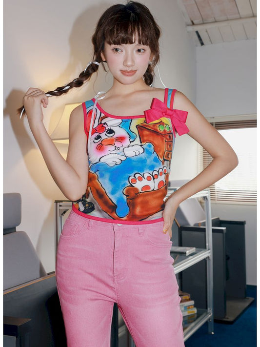 Colorful Vintage Vest【s0000013341】