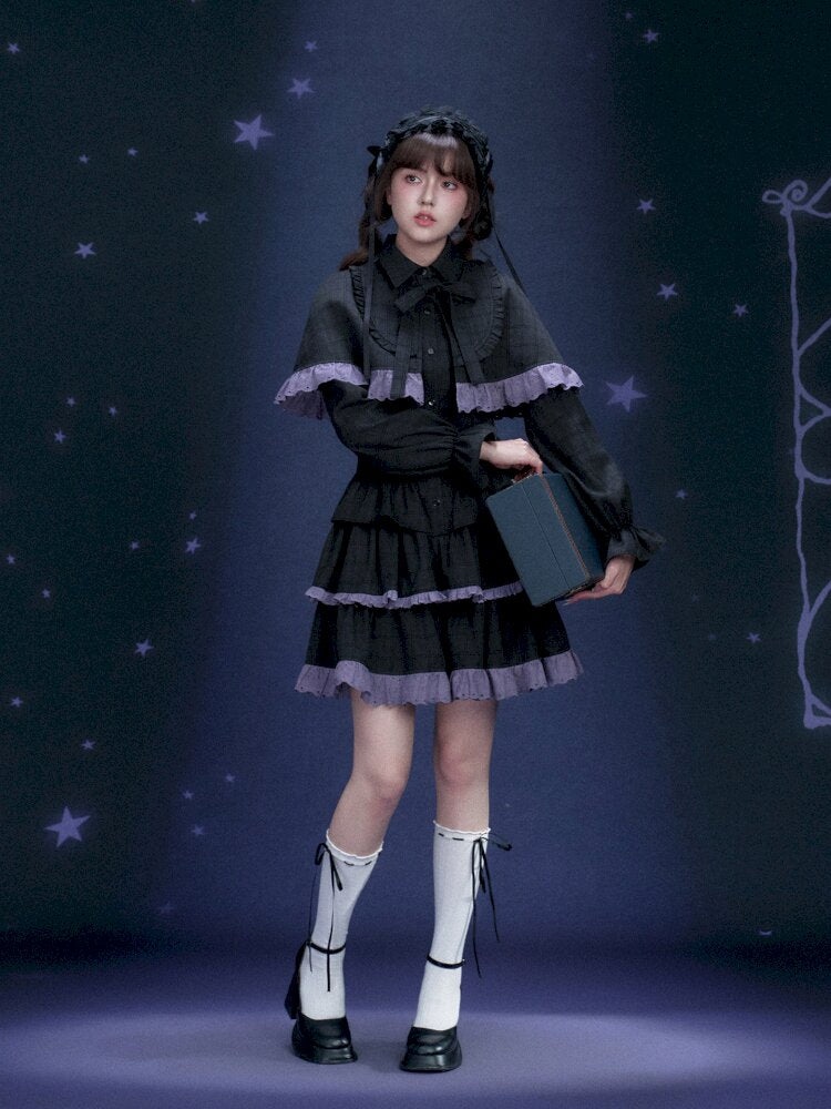 Astrology Magic Purple Cake Dress【s0000015446】
