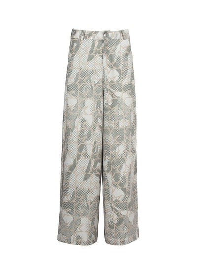 Vintage Graffiti Stars Print Pants【s0000018058】