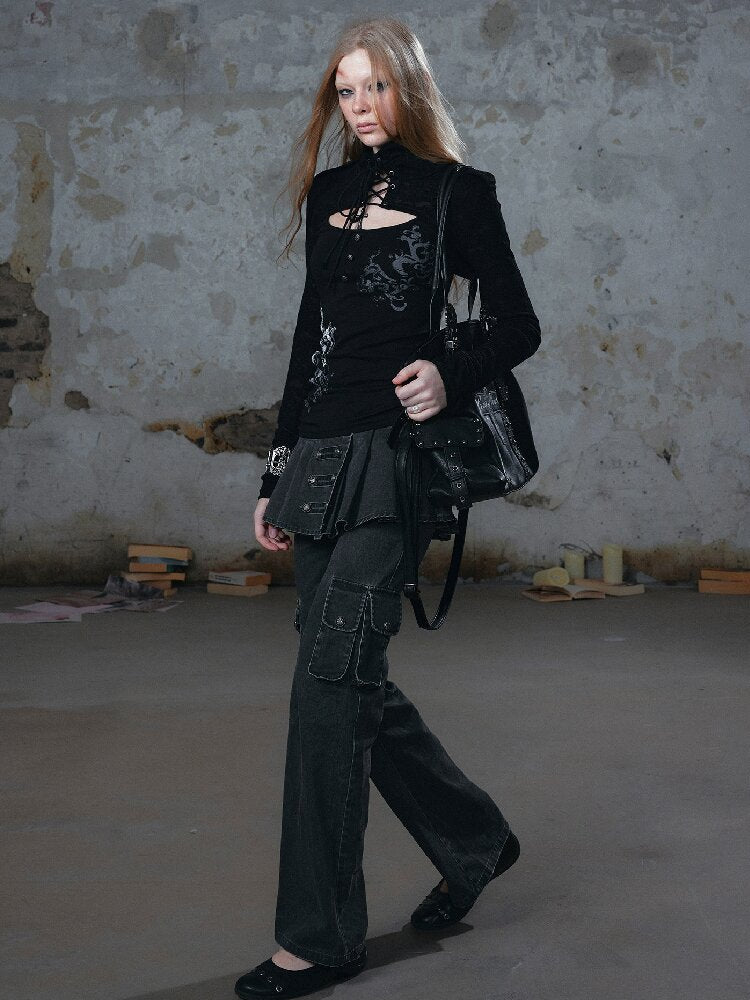 Napoleon Pleated Patchwork Pants【s0000018105】