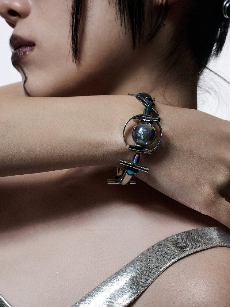 Time Space Heavy Punk Bracelet【s0000018819】
