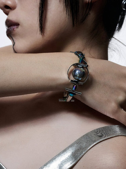 Time Space Heavy Punk Bracelet【s0000018819】