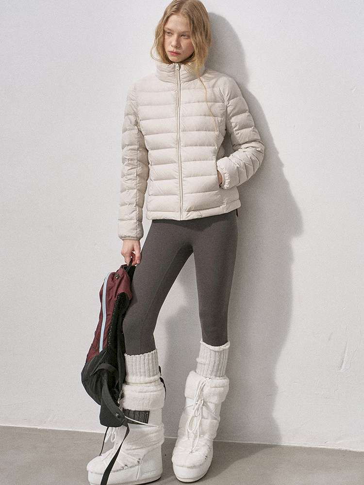 Quilted White Duck Down Jacket【s0000015234】