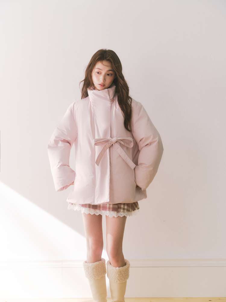 Cherry Blossom Bow Down Jacket【s0000014865】